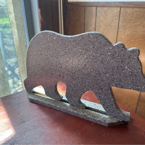 Speckled Bear Bookend Home Decor Ceramic - Picture 3 of 6